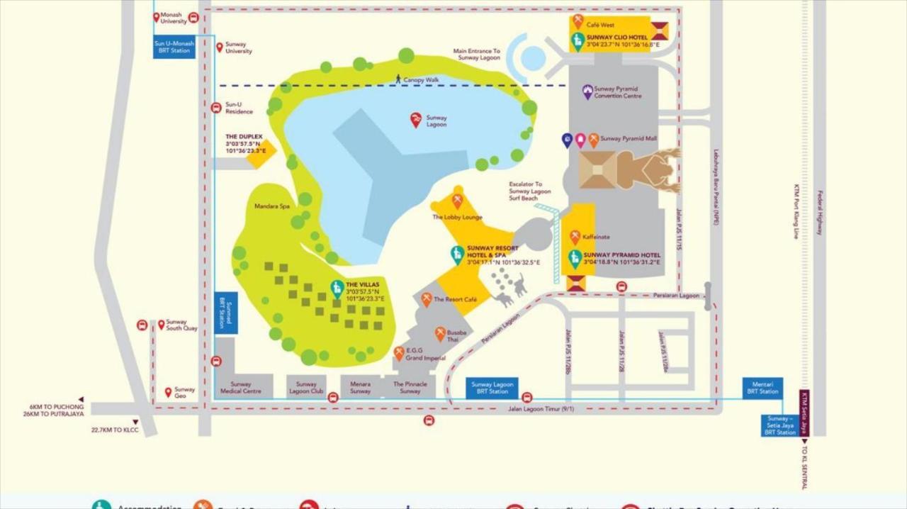 Resort Suites By Landmark At Bandar Sunway Sunway Lagoon Kampong Penaga  Luaran gambar